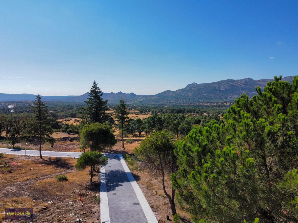 Paisaje de la Sierra Norte de Madrid en Lozoyuela