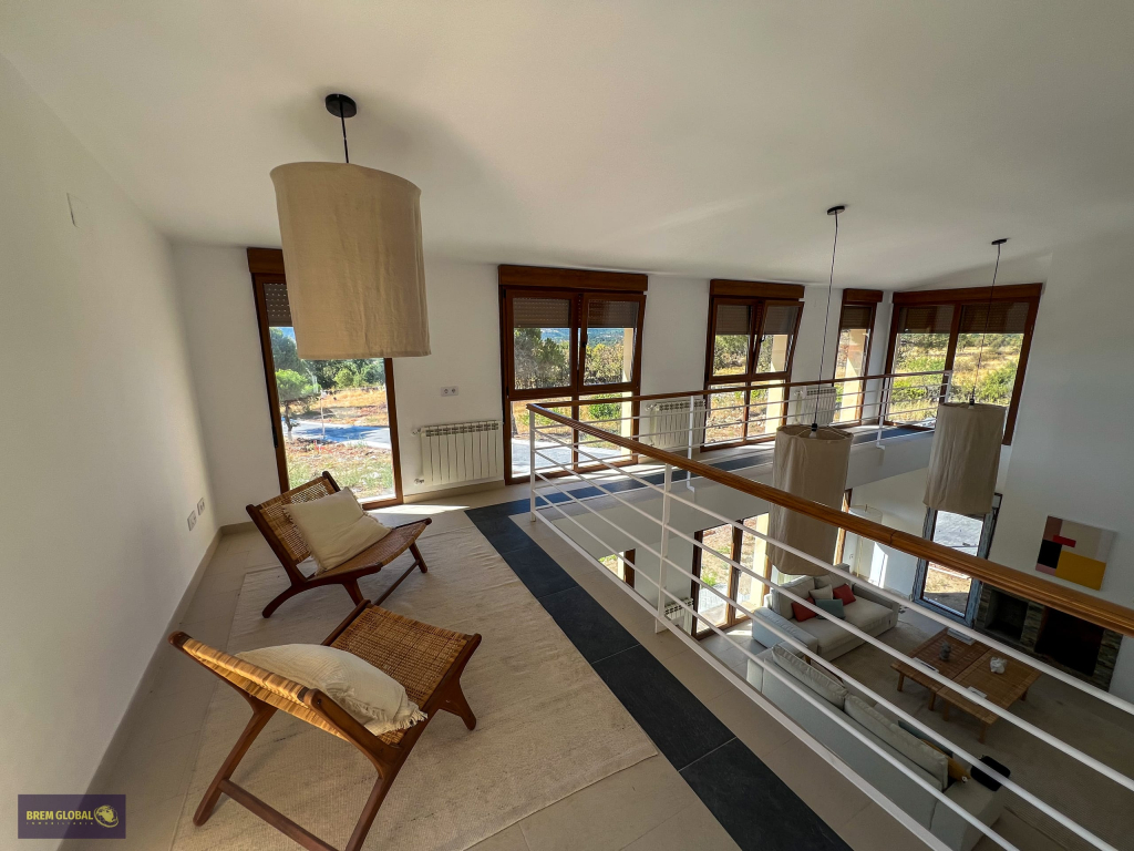 Vivienda piloto de la promoción de chalets en Lozoyuela