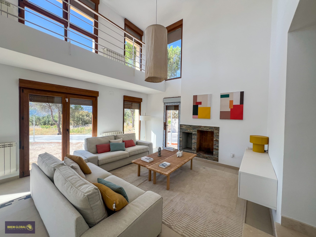 Vivienda piloto de la promoción de chalets en Lozoyuela